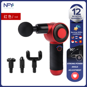 NFY New Handheld Percussion massager Home Fitness Brushless Leg Muscle Silent Intelligent Mechanical Key Physiotherapy