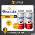 Hoegaarden Rosee Belgian Beer 2 Cans 330mL. 