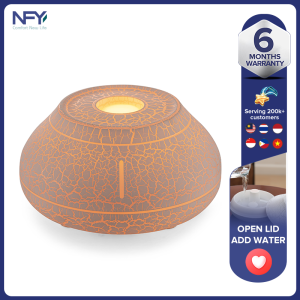 NFYs New USB seven color flame aromatherapy machine 130ML simulated flame aromatherapy machine USB home/bedroom humidification/fragrance/atmosphere light