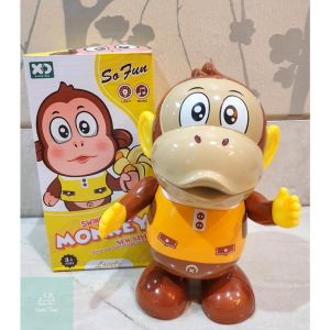 Mainan Anak Robot Swinging Monkey Dance Monyet Joget 2015-69