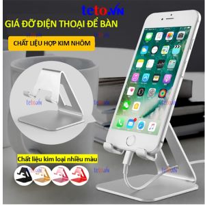 Giá Đỡ Điện Thoại Iphone Samsung Hợp Kim Nhôm Cao Cấp Để Bàn KHÔNG LẬT KHÔNG TRƯỢT CHẮC CHẮN K5 K6 K61 K62 K72 XP07