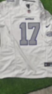 NFL Bills 17 Allen 0 Cokeman Embroidered Football Jersey with Logo Wholesale