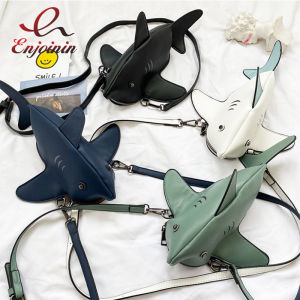 Fun Cute Shark Design Crossbody Shoulder Bag Casual Womens Cluth Bag Mini Messenger Bag Female Small Purses Pu Leather 2026