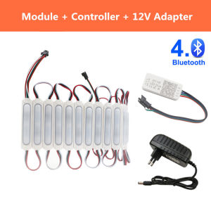 Super Bright WS2811 COB LED Module DC12V Waterproof IP68 Pixel Smart Bluetooth / RF Light Controller RGB Color Digital LED String