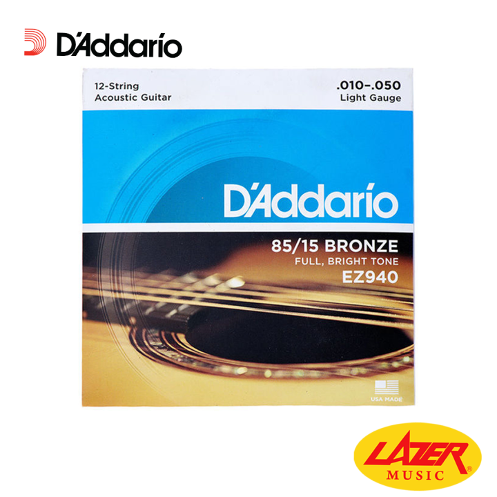 D Addario EZ940 American Bronze Light Gauge 10 50 12 String