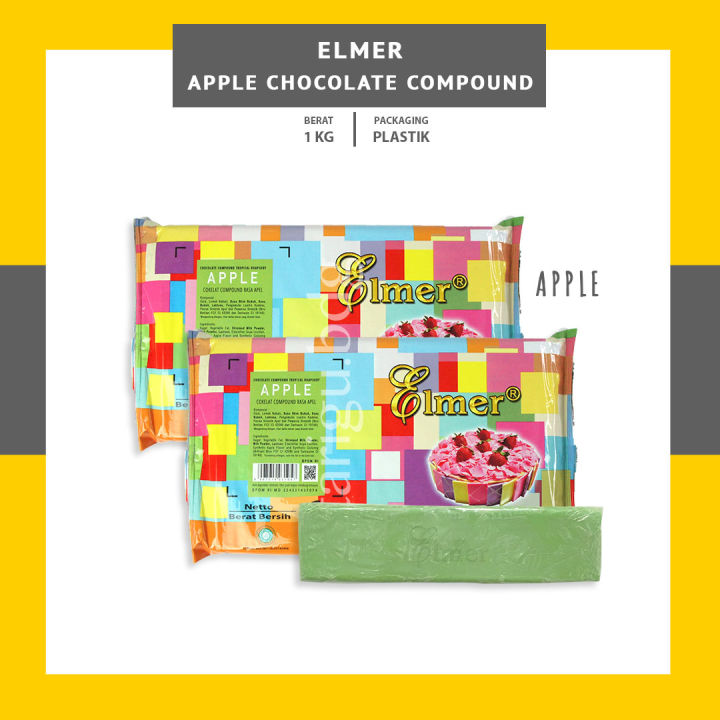 APPLE/ APEL ELMER COKLAT BATANG - COKLAT WARNA RASA - COKLAT BLOK ...