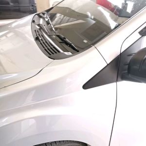 Vemart Perodua bezza side mirror cover sportivo design car accessories Matt black carbon fiber chrome