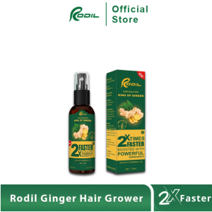 RODIL King of Ginger Hair Grower Spray Nourishing Oil 7 2X faster for Hair Growth 3 Bottles