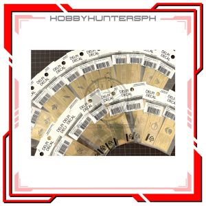 Delpi Decal Base Metal Sticker for Gundam Seed Series (Gold)