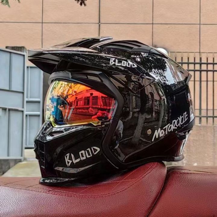 FEORZ R Street Fighter Combination Helmet Motorcycle Detachable Half ...