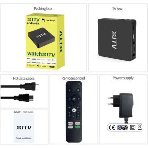 SG【READY STOCK】Android 14.0 Smart TV Box 4K Smart Media Player Set-top Box2.4G&5.0G Wifi 4GB+64GB 4K Chip Intelligent TV-Set Box UK