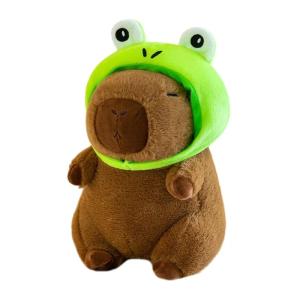 23Cm Sang Trọng Capybara Đồ Chơi Thú nhồi bông Búp Bê Bé Ôm Đồ Chơi Cuddly Gối Sang Trọng Phụ Kiện máy Phòng Couch Trang Trí