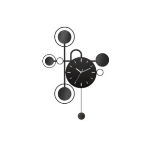 【Fans tone】 Luxury Nordic Creative Large Wall Clock Silent Non-Ticking Hanging Clock Modern Minimalism Design Art for Home Decor