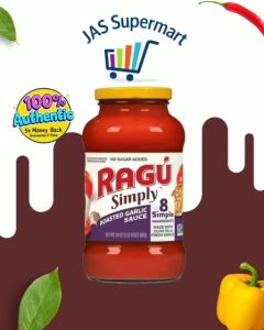 Ragu Simply Roasted Garlic Sauce Sugarfree 680g