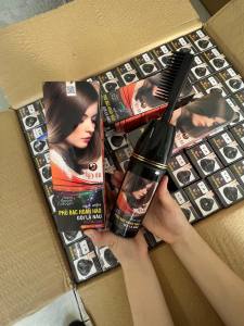 [Tặng Khăn Gội] Dầu Gội Phủ Bạc 100% LD88 Đen và Nâu Có Kèm Lược