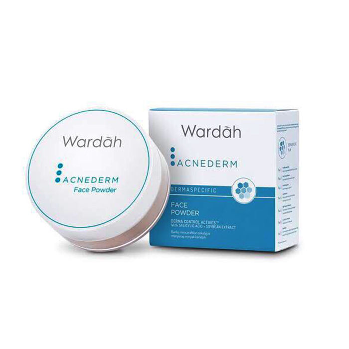 Wardah Acnederm Face Powder 20 gr/ Bedak Tabur Kulit Jerawat | Lazada ...