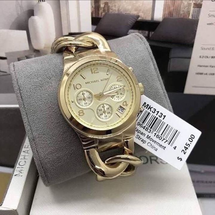 mk3131 | Michael kors, Michael kors watch, Gold tone bracelet