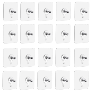 10 cái chịu lực cao móc gắn tường với traceless thiết kế tường Acrylic móc gắn tường với dính chắc cho ký túc xá phòng & cho thuê không gian