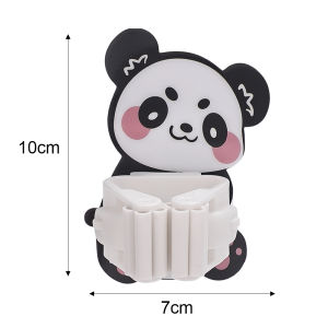 1/3Pcs Mop Holder Bathroom Space Saving Storage Rack Cartoon Shape Mop Clip Wall-mounted Broom Clamp Multipurpose Punch Free Paste Hook