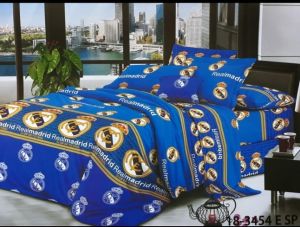 SPREI BOLA NO 1 180X200 120X200.SPREI KARAKTER 3D SPREY CANTIK 3D SEPRAI MURAH 3D SEPREI JUMBO BAHAN CATOON DISPERSE BUKAN MERK BONITA / LADYROSE
