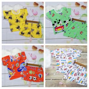 COMBO ngẫu nhiên 2 bộ Quần áo Tole lanh bé trai Mẫu tay cộc cho bé trai Đồ bộ bé trai |quần áo trẻ em Đồ tôn trẻ em