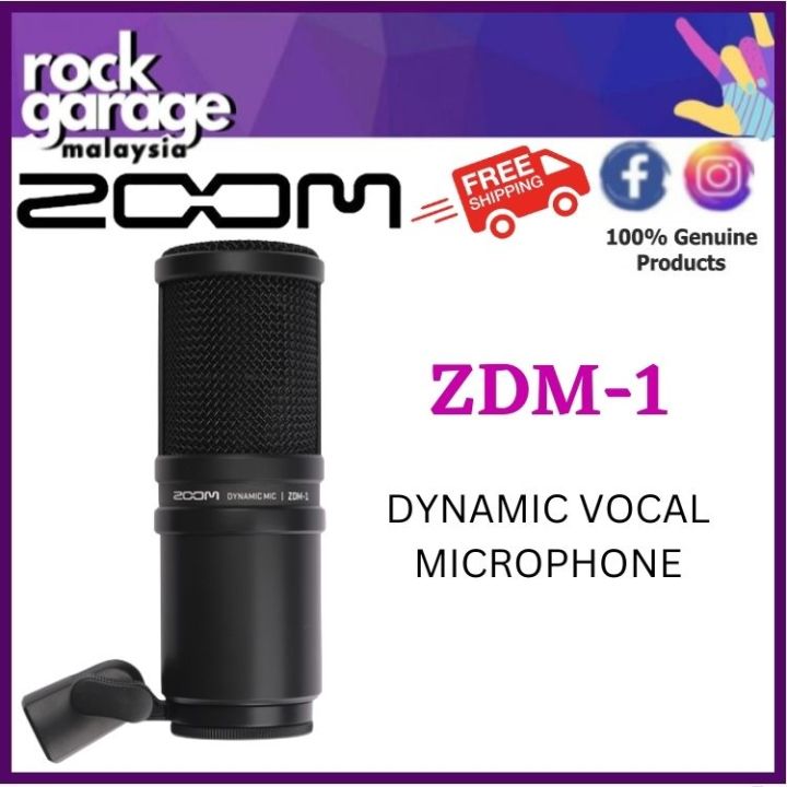 ZOOM ZDM1 DYNAMIC VOCAL MICROPHONE ( ZDM1 / ZDM 1 ) Lazada