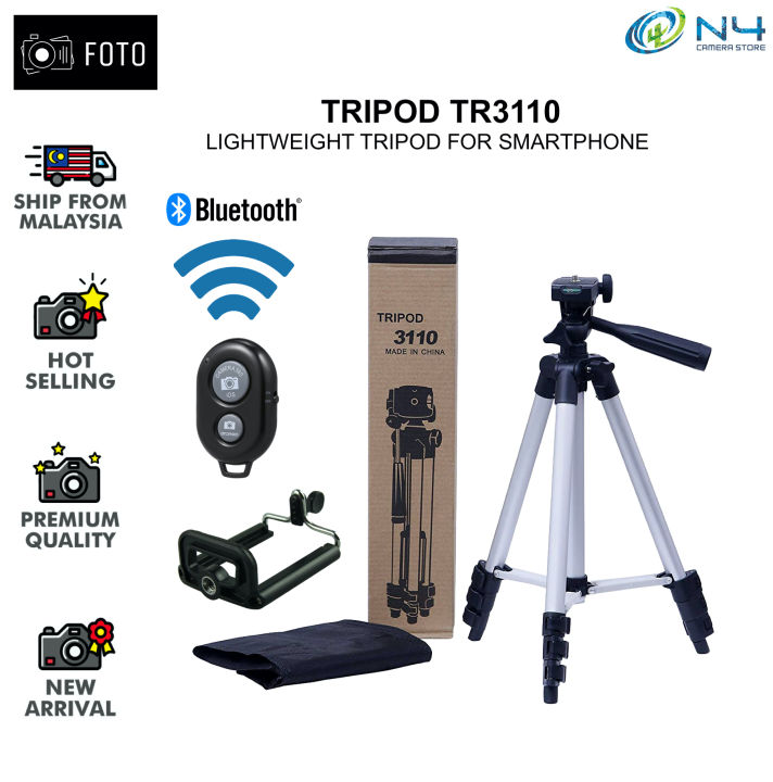 (Ready Stock)Tripod Stand JF-3110 for Camera Dslr/Smartphone