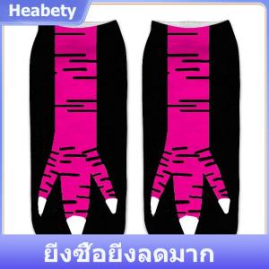 【Heabety】 ถุงเท้ากรงเล็บไก่พิมพ์ลาย3D สุดสร้างสรรค์ถุงเท้าสั้นทุกเพศถุงเท้าสั้นสุดนุ่มสบายอุปกรณ์ประกอบฉากฮาโลวีนตลก1คู่