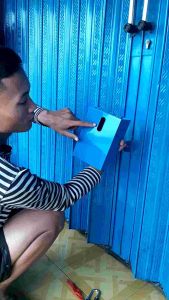 BOX PENGAMAN KUNCI GEMBOK RUKO PINTU HARMONIKA / FOLLDING GATE ANTI MALING/BOBOL ( LOCK SAFETY ) PLAT BESI TEBAL