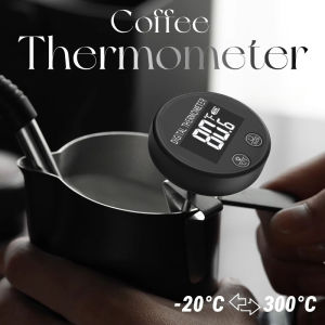Coffee Thermometer Milk Frothing Thermometer Long Probe Digital Display Espresso Coffee Accessories