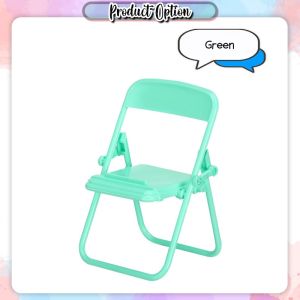 [Little B House] Foldable Mini Chair Phone Stand Cute Folding Handphone Holder Bracket 手机支架 Tempat Letak Telefon - HL05