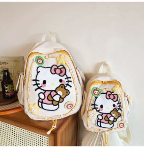 Student Backpack Waterproof Large Capacity Bag Anime Cartoon Cute Y2k Girls Gifts Fashion Storage Travel Student Bags School Backpack