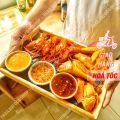 Set Nước Chấm 3 Vị (Muối Ớt Đỏ, Sốt Tiêu Tắc Kẹo , Sốt Me Chua Cay). 