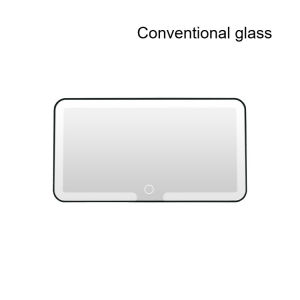 BHQ Car Sun Visor Makeup Mirror Dimmable Led Rechargeable Touch Screen Mirror for Car Dashboard Mirror
