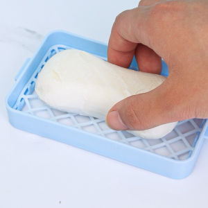 Hộp Xà Phòng Có Lưới Tạo Bọt Siêu Mịn – Khay Đựng Xà Phòng Thoát Nước Cho Phòng Tắm Nhà Bếp