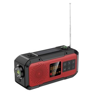 户外收音机：高亮露营灯USB手机充电 太阳能手摇收音机 蓝牙音箱 Outdoor Radio: High-Brightness Camping Light USB Phone Charger Solar Hand-Crank Radio Bluetooth Speaker