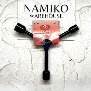 Kunci Socket Y hitam ATS 8 9 10 11 13 12 14 17 mm