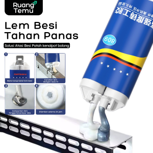 Taffware Lem Besi Tahan Panas Glue Adhesive Industrial AB 50ml
