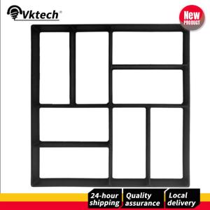 【Vktech】 Garden Pavement Mold DIY Paving Cement Brick Stone Road Concrete Path Maker