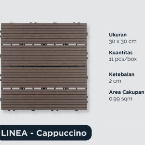 Marvel Decking Tiles WPC Marvel Lantai Outdoor Teras Taman Kolam Renang (Harga per Pcs)