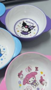 💖In Stocks💖Kids Cartoon Bowl With Handle Portable Dining Bowl Cute Design for Rice Soup Noodles