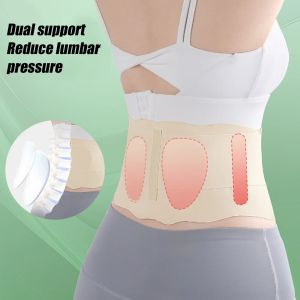 Adjustable Thin Back Brace for Lower Back Pain Sport Lumbar Support Belt Back Support for Lower Back Herniated Disc Pain Relief