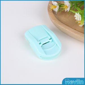 R.E. ที่ด้ดขนตามินิ สีสันสดใส ดัดและแต่งทรงนาน ที่ดัดขนตาแบบพกพา น่ารัก สไตล์ญี่ปุ่น 1 ชิ้น eyelash curler