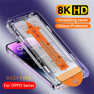 Full Cover Easy Install Tempered Glass for Oppo Reno 14 14F 13 13F 12F 11F 8 8Z 8T 7 7Z 6Z 5 5Z 4 4Z 3 2 2F 5G HD Clear Privacy Auto Dust One-Click Installation Screen Protector