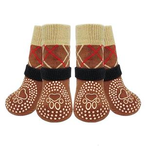 2 Pair Dog Shoes Protective Feet Cover Pet Socks for Pet Indoor Use Outdoor Dog Feet Cover Protective Socks