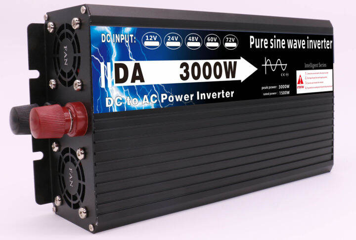 AD Inverter 3000W Pure Sine Wave 12V อินเวอร์เตอร์เพียวซายเวฟ 3000W DA ...