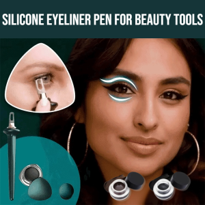 Silicone Eyeliner Pen For Beauty Tools Reusable Silicone Eyeliner Brush Eyeliner Shaky Hands Beginer Makeup Tool Pen