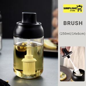 *SIimplish Store* Airtight Moisture Proof Seasoning Bottle Glass Jar Spice Salt Sugar Pepper Seasonings Spoon Container