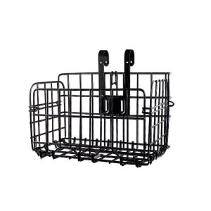 🇸🇬 Fast Delivery Bicycle basket metal wire frame folding front basket electric bicycle frame front basket hanging basket Mountain Bike Frame Basket Fold-Up Bike Cargo Rack Handlebar Holder 可折叠自行车篮 gifts Christmas present