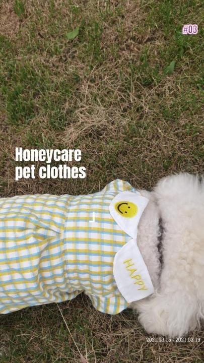 Honeycare [Ready in Stock] Dog clothes autumn winter Teddy VIP bixiong ...